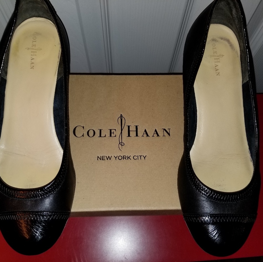 Cole Haan Black Millie Wedge